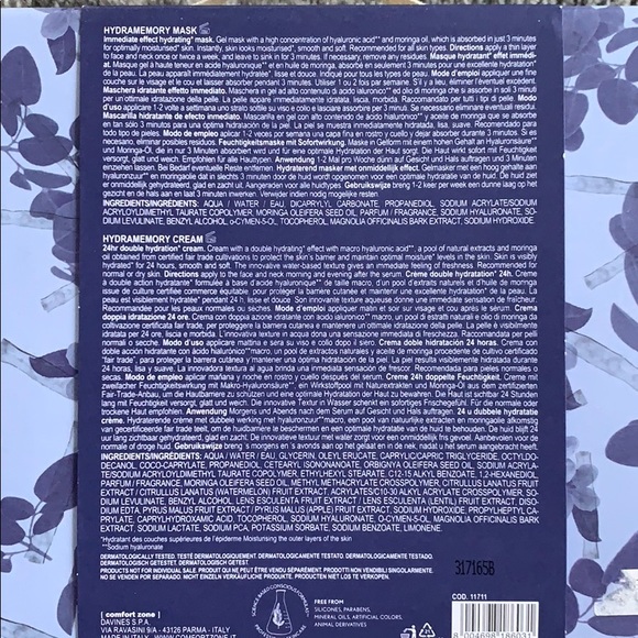 💕HP💕Comfort Zone Hydramemory skincare kit - Picture 6 of 6